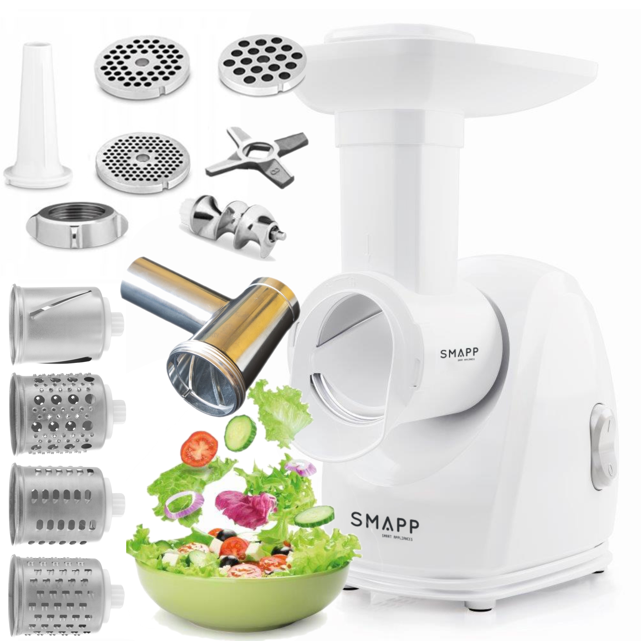 Mlynček na mäso SMAPP 489,81 biely 2000W